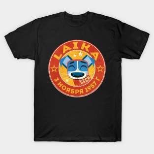 Laika the first dog in space T-Shirt